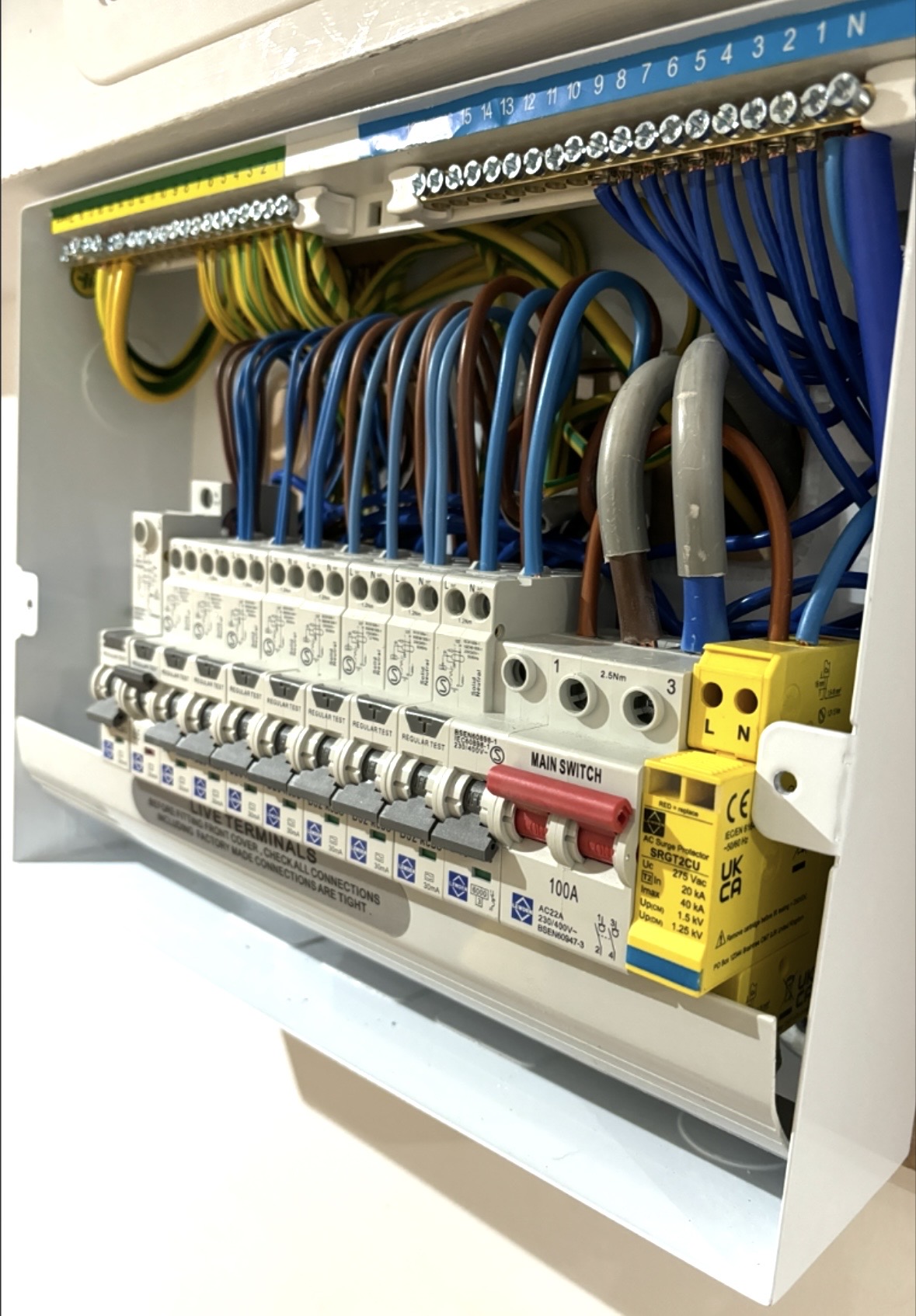 Single-phase consumer-unit upgrades